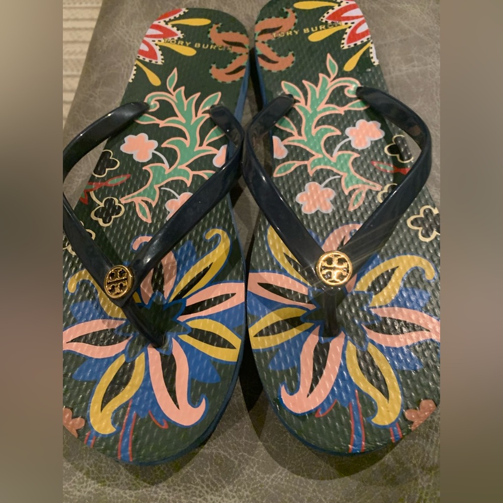 Tory Burch Multicolor Floral Sandals